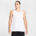 Nike Stride Dri-FIT ADV-løbetanktop til mænd - hvid