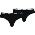 Puma Microfiber Brazilian Women (2-Pack), Clothing, Black, 4