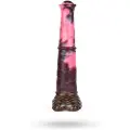Bad Horse - silikone hestedildo - 24cm (brun-pink)