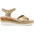 Mustang MTNGtil kvinder. 59916 Elif-sandaler i guld (40), Guldfarvet, 3-5 cm, Spænder, Casual
