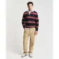 Gant Ganttil mænd. 1505326 Relaxed Fit Canvas-bukser i beige (32/32), Casual, Bomuld