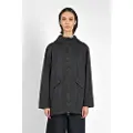 Canadian Classics Canadian Classicstil kvinder. CN.GS225345W Leona Jacket sort (M/L), Casual, Nylon, Lange ærmer