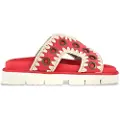 Mou Moutil kvinder. MU.SW461013A Bio pink sandaler (37), 1-3 cm, Ingen, Casual