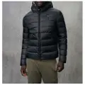 Blauer Blauertil mænd. 24WBLUC03023 Acton quiltet jakke med hætte, sort (XL), Casual, Nylon