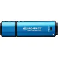 Kingston Ironkey Vault Privacy 50c 512gb Usb Type-c Sort, Blå