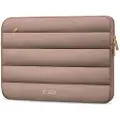 Tech-Protect Blødt plyset laptop-etui 13-14 - Valnød