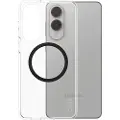 PanzerGlass Flagship Case Transparent Urban Combat w. Black Qi Compatible Samsung S25 Edge