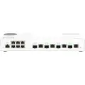 Qnap Qsw-m2106-4c Netværksswitch Administreret L2 2.5g Ethernet (100/1000/2500) Hvid