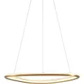 QAZQA Design Pendellampe Guld 3-Trins Dæmpbar - Organico