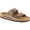 Birkenstock Birkenstocktil mænd. 552811 Brune Arizona-sandaler i læder (43), Fast, Ingen, Casual