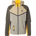 Nike Vævet Nike Tech Windrunner-jakke med fuld lynlås til mænd - brun