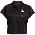 Adidas Stadium 3 Stripes Tennis Inspired Jacquard Polo T-shirt Med Korte ærmer