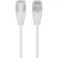 Ubiquiti Ultra-thin Braided Shielded Rj-45 Cat6a 15m. Gennemsigtig, Hvid
