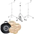 Istanbul agop Traditional Cymbal Set With Bag & Gibraltar 4000 Lightweight Stands