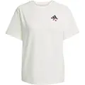 Adidas T-shirts m. korte ærmer adidas Tiro Floral Graphic T-Shirt dame EU M