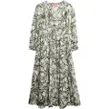 Superdry W8012029a 3/4 ærmet Midikjole