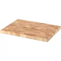 Continenta Skærebræt 30 x 21 cm, brun, gummitræ, Continenta