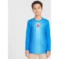 Nike Langærmet Norge 2025/26 Stadium Goalkeeper Nike Dri-FIT Replica-fodboldspillertrøje til større børn - blå