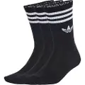 Adidas Originals 3S Crew S 3P Socks sort