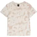 G-Star G-Startil kvinder. D26066-C565-H371 T-shirt med sprayede bogstaver, pink (XL), Casual, Bomuld, Korte ærmer