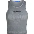 Karl Lagerfeld Washed Ribbed ærmeløs T-shirt