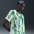 Nike Nigeria 2025 Stadium Away (kvindehold) Nike Dri-FIT Replica-fodboldspillertrøje til kvinder - hvid