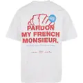 Another Cotton Lab Pardon Monsieur Oversized T-shirt hvid