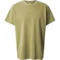 G-Star G-Startil mænd. D27760-C756-H031 Overfarvet T-shirt med midtbryst, grøn (S), Casual, Bomuld, Korte ærmer