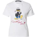 Karl Lagerfeld Karl Lagerfeldtil kvinder. A3W17090 Disney T-shirt hvid (XS), Casual, Korte ærmer, Økologisk bomuld, Bæredygtig