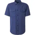 G-Star G-Startil mænd. D19751-D454-B597 Marine Slim skjorte navy (XL), Casual, Bomuld, Korte ærmer, Bæredygtig, Blå