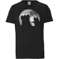 Logoshirt Sesame Street Cookie Monster-moon Easy Fit T-shirt Med Korte ærmer
