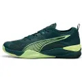 Puma Eliminate NITROâ¢ 4 Handball Shoes Unisex, Shoes, Green Terrain/Fizzy Light, 46