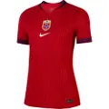Nike Norge 2025 Match Home (kvindehold) Nike Dri-FIT ADV Authentic-fodboldspillertrøje til kvinder - rød