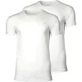 Gant Ganttil mænd. 900012008 Sæt med 2 hvide t-shirts med rund hals (S), Casual, Bomuld, Korte ærmer