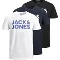 Jack & Jones Corp Logo T-shirt Med Korte ærmer 3 Enheder