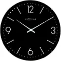 Nextime - Vægur Basic Dome Diameter 35 cm - Sort - Vægure og bordure - - Homeroom