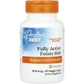 Doctors Best Fully Active Folate 800 med Quatrefolic, 800mcg - 60 hætteglas