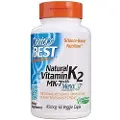 Doctors Best Naturligt K2 MK7-vitamin med MenaQ7, 45mcg - 60 kapsler