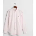 Gant Ganttil mænd. 3000130 Skjorte Regular Fit pink stribet poplinskjorte (3XL), Casual, Bomuld, Klassisk, Lange ærmer