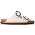 Genuins Genuinstil kvinder. G104865 Galia læder sandaler hvid (39), Fast, Ingen, Casual