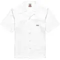 Kappa Robe di Kappatil mænd. 631372W Aousja skjorte hvid (M), Bomuld, Korte ærmer