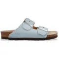 Genuins Genuinstil kvinder. G106249 Honolulu Lead Velour læder sandaler blå (40), Fast, Ingen, Casual