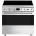 Smeg C9imx2 Induction 90 Cm Glaskeramisk Komfur Med Ovn 5 Blus