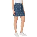Pepe Jeans Pepe Jeanstil kvinder. PL901165 Mini Hw Jacquard nederdel blå (XS), Casual, Bomuld, Bæredygtig