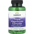 Swanson Health Trippel Magnesiumkompleks, 400 mg - 100 kapsler