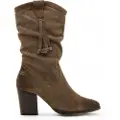 Mtng MTNGtil kvinder. 59854 Brune Jolie-læderstøvler (41), 5-8 cm, Lynlås, Casual