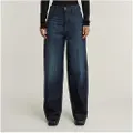 G-Star G-Startil kvinder. D19058-B767-B181 Jeans Deck 1.0 Ultra High Wide Leg blå (25/32), Casual, Bomuld, Denim