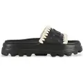 Mou Moutil kvinder. MU.SW661000N Flip flops Eva slide sort (37), 3-5 cm, Ingen, Casual, Badetøj