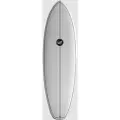 Light Hybrid Plus White - Epoxy - Future 6'2 Surfboard mønster