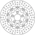 Brembo Bremseskiver Flydende Med Tgk